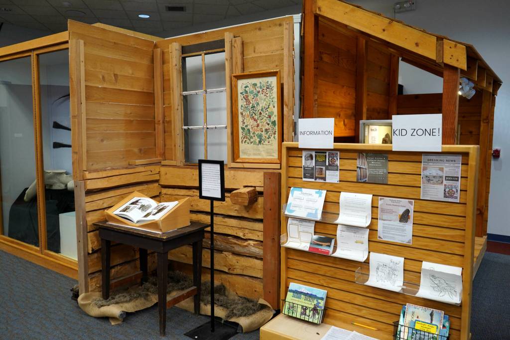 A new Kid Zone! is seen during a grand reopening of the cultural center at the Kenai Chamber of Commerce and Visitor Center in Kenai, Alaska, on Wednesday, Jan. 15, 2025. (Jake Dye/Peninsula Clarion)