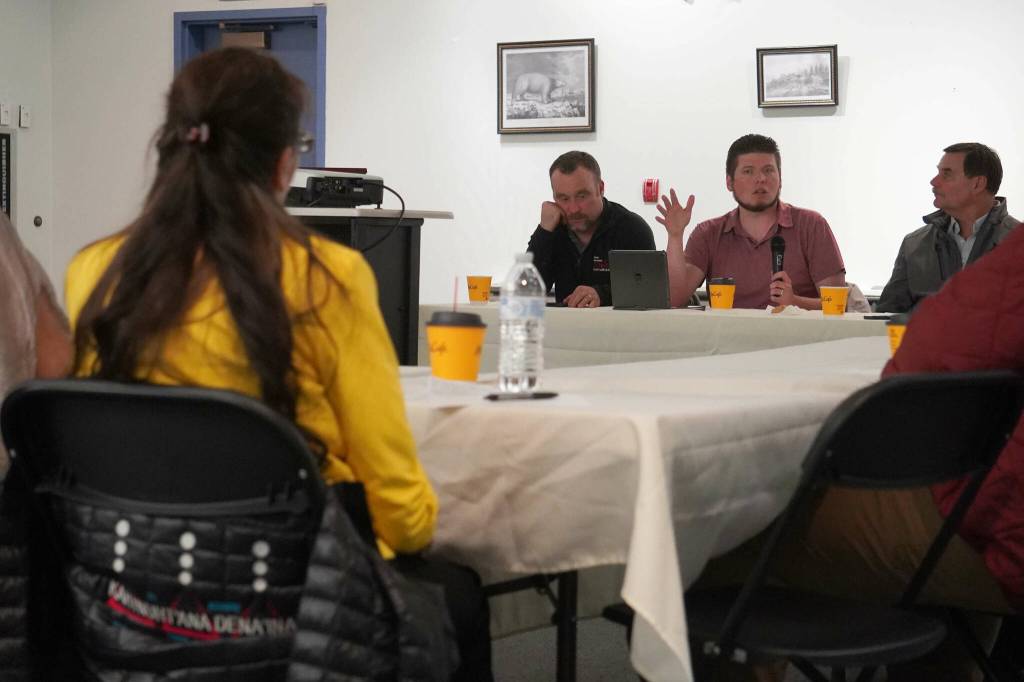 Kenai City Council member Phil Daniel speaks during a joint work session of the Kenai City Council and Kenaitze Tribal Council in Kenai, Alaska, on Thursday, Jan. 16, 2025. (Jake Dye/Peninsula Clarion)
