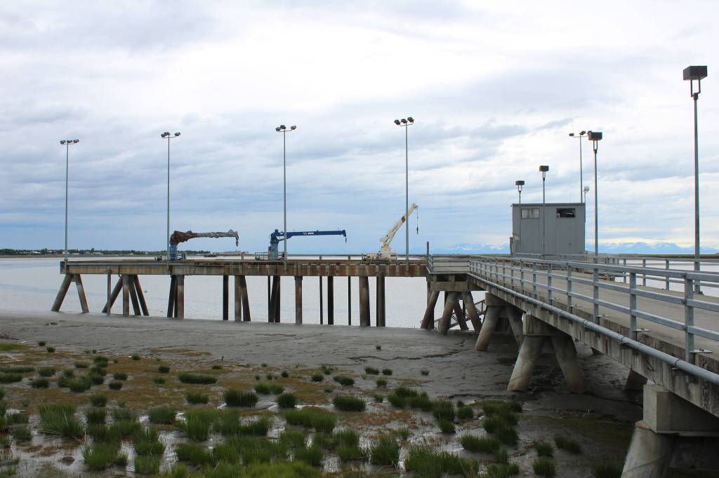 The Kenai Public Dock is seen on Friday, June 18, 2021, in Kenai, Alaska. (Ashlyn OHara/Peninsula Clarion)