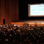 Finance Director Liz Hayes speaks during a Kenai Peninsula Borough School District budget development meeting at Kenai Central High School in Kenai, Alaska, on Wednesday, Feb. 19, 2025. (Jake Dye/Peninsula Clarion)