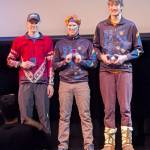 Kenai Centrals Chase Laker, Homers Jody Goodrich and Homers Johannes Bynagle were fist, second and third, respectively, among Division II athletes at the state Nordic ski championships Thursday and Friday, February 20 and 21, 2025, at Birch Hill in Fairbanks, Alaska. (Photo provided)