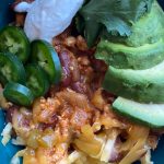 This chili uses ground turkey, light and dark red kidney beans, and plenty of cumin and ground chili. (Photo by Tressa Dale/Peninsula Clarion)