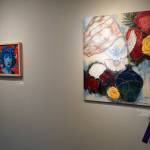 Refreshing by Moira Ireland is displayed with a Best in Show ribbon during the opening reception for Infusion at the Kenai Art Center in Kenai, Alaska, on Friday, March 7, 2025. (Jake Dye/Peninsula Clarion)