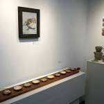 Artwork by Daisy Jeffords and Morgan Chamberlain is displayed as part of Secret Garden during an opening reception at the Kenai Art Center in Kenai, Alaska, on Friday, March 7, 2025. (Jake Dye/Peninsula Clarion)