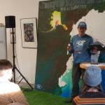 Salmon Champions present their ideas for projects to protect salmon habitat during the Local Solution meeting at the Cook Inletkeeper Community Action Studio in Soldotna, Alaska, on Thursday, March 20, 2025. (Jake Dye/Peninsula Clarion)