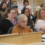 Mike Arnold speaks during a town hall meeting hosted by three Kenai Peninsula legislators in the Kenai Peninsula Borough Assembly Chambers in Soldotna, Alaska, on Saturday, March 29, 2025. (Jake Dye/Peninsula Clarion)