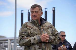 HEX President and CEO John Hendrix is photographed at Furies central processing facility in Nikiski, Alaska, on Wednesday, July 10, 2024. (Jake Dye/Peninsula Clarion)