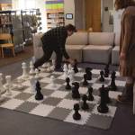 Youth play an epic game of chess during the Celebration of Lifelong Learning at Homer Public Library on Saturday, March 29, 2025. (Chloe Pleznac/Homer News)