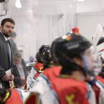 Darren Banks coaches the New Mexico Ice Wolves in the NA3HL. (Photo provided by New Mexico Ice Wolves)