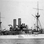 This Library of Congress photo shows the U.S.S. Maine, which exploded and sank in the harbor at Havana, Cuba, about the same time the Kings County Mining Companys ship, the Agate left Brooklyn for Alaska. The Maine incident prompted the start of the Spanish-American War and complicated the mining companys attempt to sail around Cape Horn.