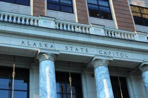 The Alaska State Capitol on March 1. (Ashlyn OHara/Peninsula Clarion)