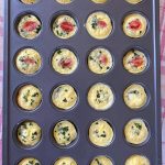 These high-protein egg bites are filled with tomatoes, parsley and feta, but any omelet-appropriate toppings will do. (Photo by Tressa Dale/Peninsula Clarion)