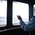 Wanda Culp dances on the catamaran heading to Hoonah on Friday, May 30, 2025. (Jasz Garrett / Juneau Empire)