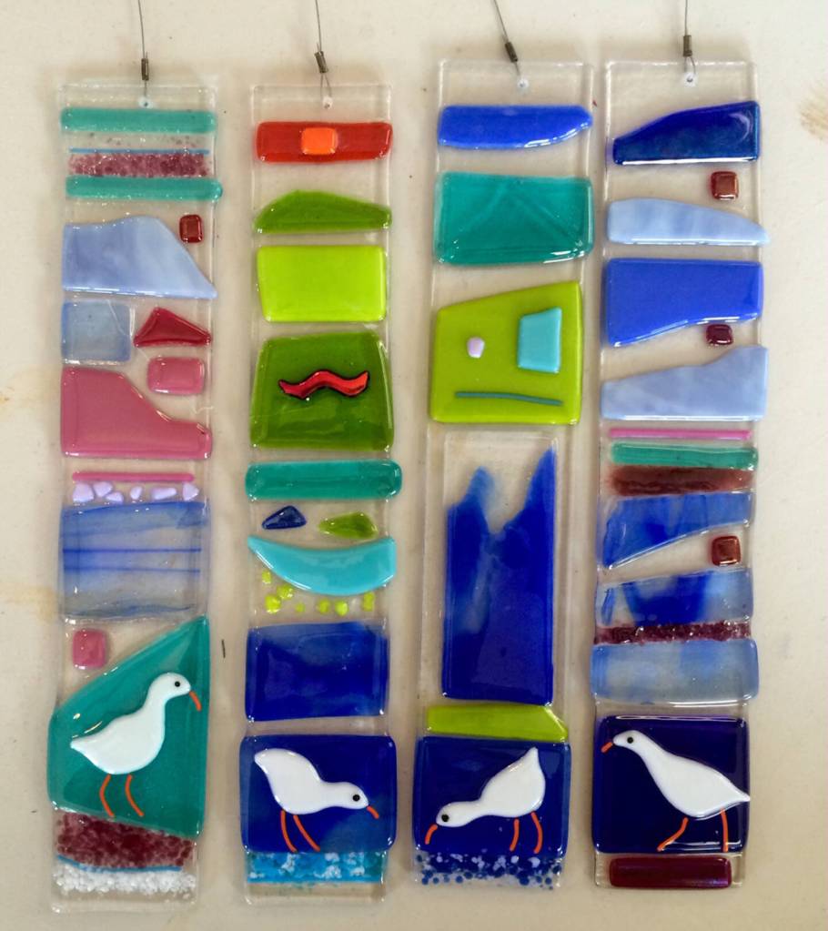 Fused glasswork by Dave and Caryl Christy is on display at Ptarmigan Arts in Homer, Alaska. Photo provided by Ptarmigan Arts