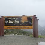 The Welcome to Alaska sign is seen on Tuesday, June 17, 2025. (Jasz Garrett / Juneau Empire)
