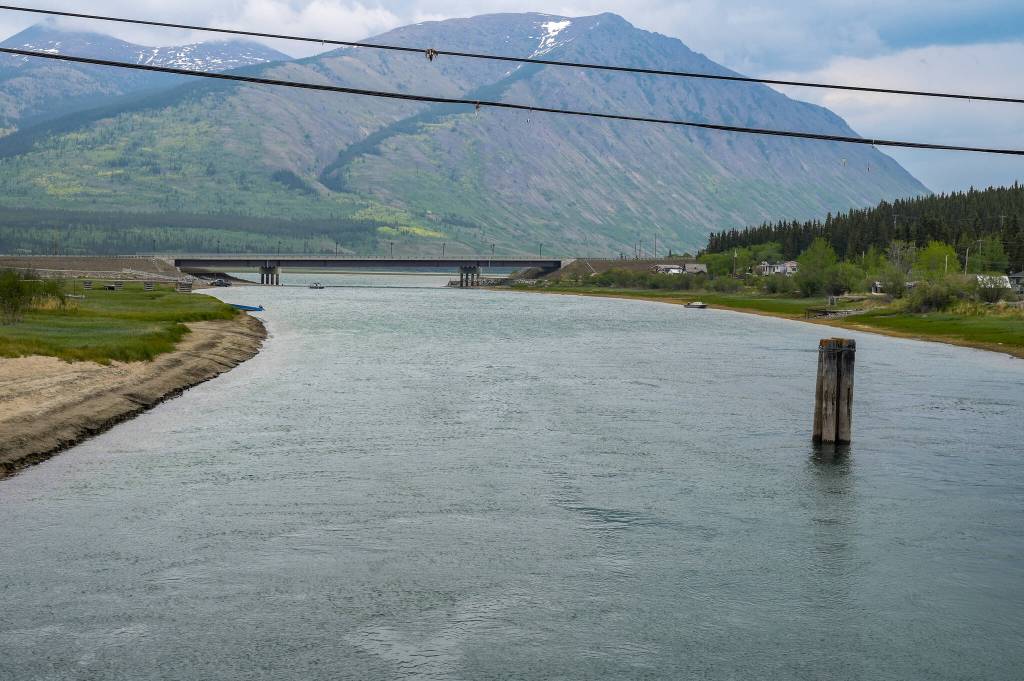 The Nares River will feature a tug-of-war as part of the Haa Ḵusteeyí event in Carcross, Yukon, Canada. (Jasz Garrett / Juneau Empire)