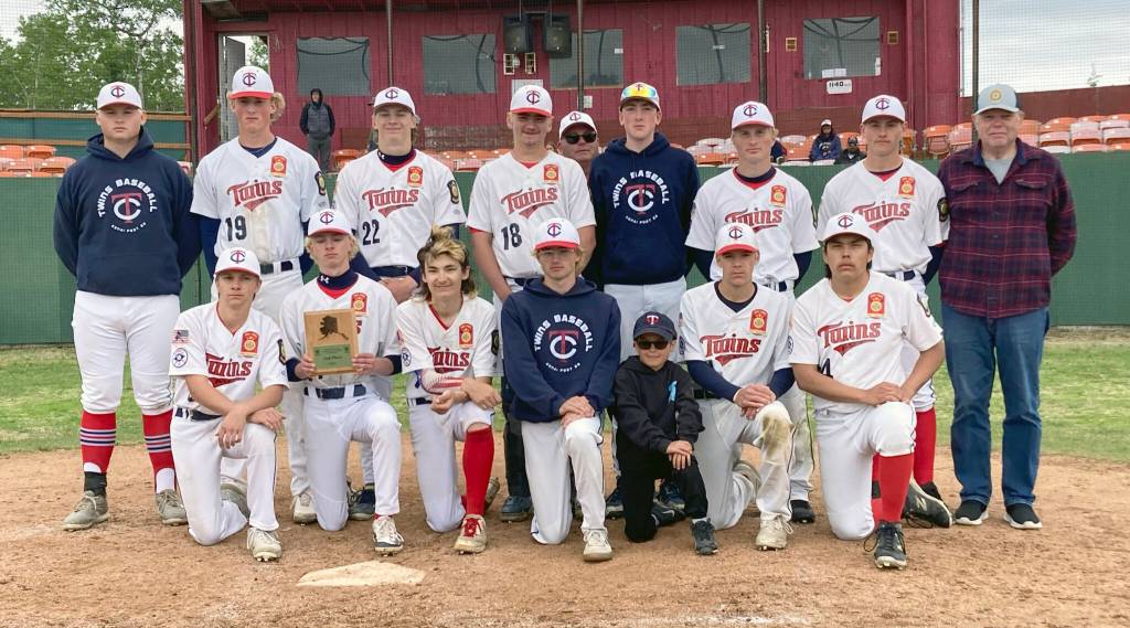The Post 20 Twins finished second at the Lance Coz Wood Bat Tournament on Sunday, June 22, 2025, at Coral Seymour Memorial Park in Kenai, Alaska. (Photo by Jeff Helminiak/Peninsula Clarion)