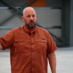 Soldotna Parks and Recreation Director Joel Todd showcases the Soldotna Field House in Soldotna, Alaska, to the Soldotna Chamber of Commerce on Wednesday, June 25, 2025. (Jake Dye/Peninsula Clarion)
