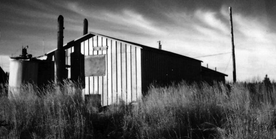 This is the back of the plant owned by Kenai Power. (Photo courtesy of the Rowley Family)