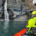 The Alaska Dive Search Rescue and Recovery Team conducts deep dive training in Whittier, Alaska, for probationary divers-in-training and boat training for rescue boat operations in 2025. Photo courtesy of the Alaska Dive Search Rescue and Recovery Team
