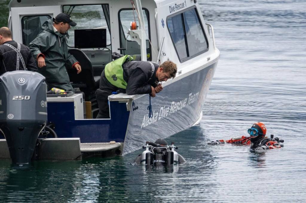The Alaska Dive Search Rescue and Recovery Team conducts a training mission in Seward, Alaska in 2024. Photo courtesy of the Alaska Dive Search Rescue and Recovery Team