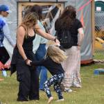 Concert-goers dance to music by The Discopians at KBBIs Concert on the Lawn on Saturday, July 12, 2025, at Karen Hornaday Park in Homer, Alaska. (Delcenia Cosman/Homer News)