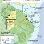A map of the Johnson Tract Mine exploration project. Photo courtesy of the Center for Biological Diversity