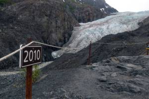 Exit Glacier is photographed on June 22, 2018. (Photo by Erin Thompson/Peninsula Clarion)