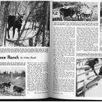 In September 1946, the Alaska Sportsman Magazine published Moose Ranch, an article by Mamie Niska Elwell. The story describes Steve Melchiors moose-ranching operation from the 1920s and features two photographs of Melchior.