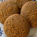 These spiced molasses cookies with golden sprinkles are pillowy and fragrant. Photo by Tressa Dale/Peninsula Clarion
