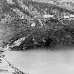 Photo from the L.H. Peterson Collection, Lot 8749, Library of Congress, Washington, D.C.
Simon Wibles mining camp on Canyon Creek, August 1911, four years after the summer in which Emmett Krefting met King David Thurman here.
