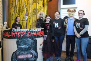 The Kenai Chamber of Commerce team hosts their third annual Haunted Chamber Maze, Oct. 18-31, 2025, in Kenai, Alaska. Photo courtesy of the Kenai Chamber of Commerce