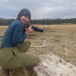 New Peninsula Clarion reporter Chloe Anderson photographs bison in Yellowstone National Park on Oct. 17, 2025. Photo provided by Chloe Anderson