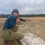 New Peninsula Clarion reporter Chloe Anderson photographs bison in Yellowstone National Park on Oct. 17, 2025. Photo provided by Chloe Anderson