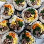 Bulgogi kimbap is a favorite lunchtime staple and easy travel meal. Photo by Tressa Dale/Peninsula Clarion