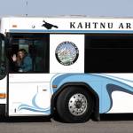 Photo courtesy of Kahtnu Area Transit
The Kenaitze Indian Tribe unveils Kahtnu Area Transit, a public transportation service open to the entire Kenai Peninsula Borough community, on Tuesday, Dec. 2.