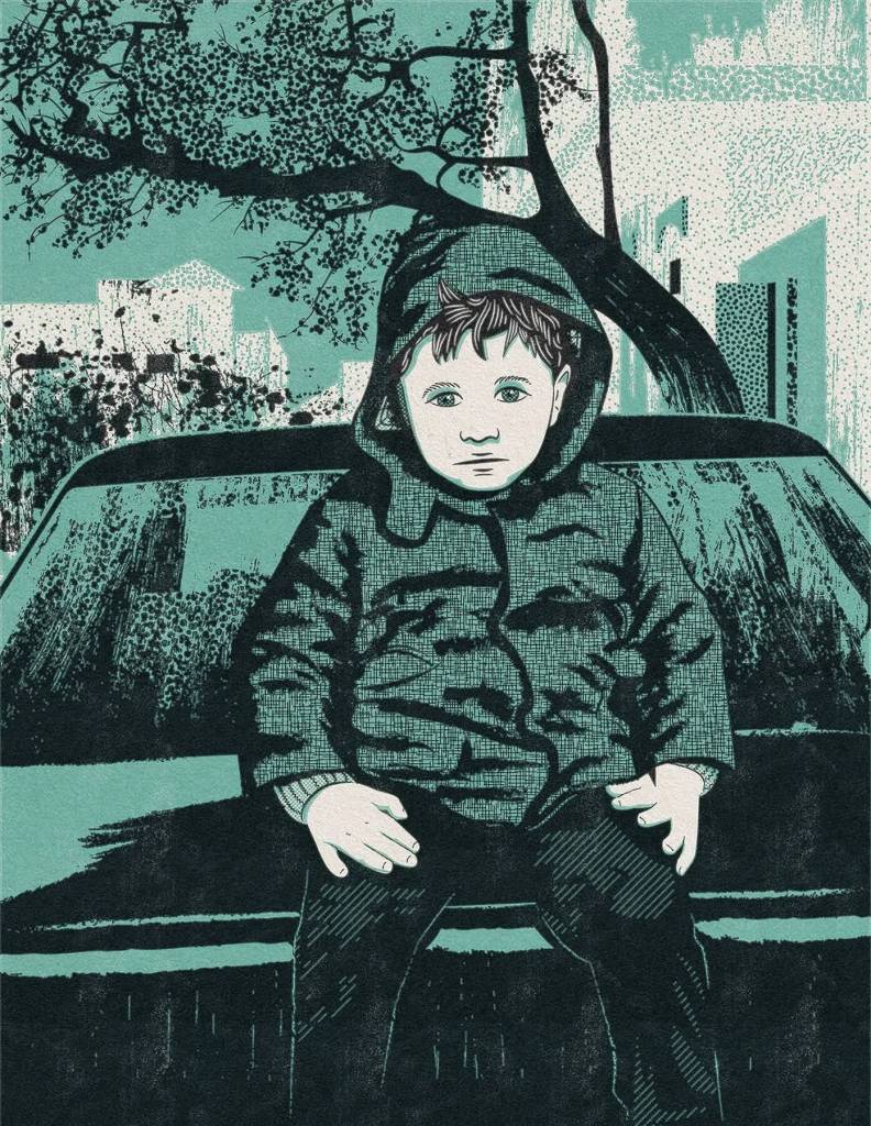 Photo courtesy of Lester Nelson-Gacal
A design by Lester Nelson-Gacal of a three-year-old named Tariq is pictured. Tariq, the nephew of Nelson-Gacals best friend, was killed by a tank in Gaza in 2023.