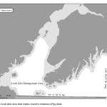 A map depicts the Cook Inlet Area state waters closed to retention of big skates through Dec. 31, 2025. Photo courtesy of the Alaska Department of Fish and Game