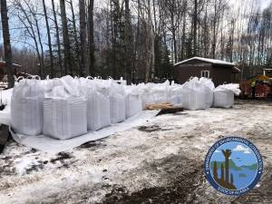 The Alaska Department of Environmental Conservation helped a Nikiski resident dispose of over 43 tons of contaminated soil after a home heating oil spill in November<ins> 2025</ins>. DEC on Friday launched a program to help eligible homeowners cover cleanup costs relating to home heating oil spills. Photo courtesy of the Department of Environmental Conservation