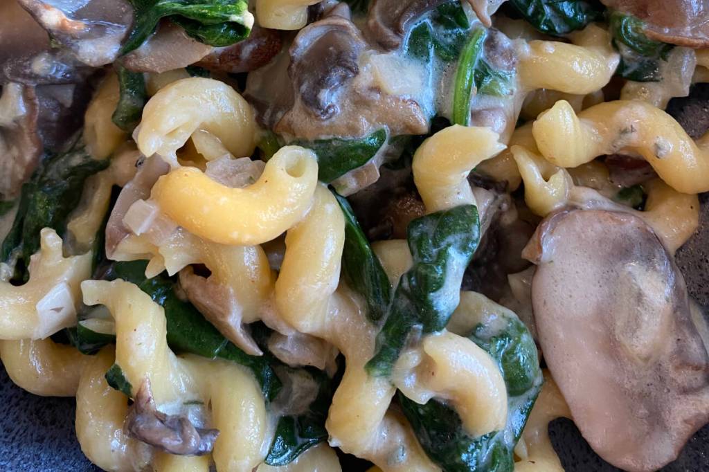 This dish is creamy, rich and comforting, and gets dinner time done fast. Photo by Tressa Dale/Peninsula Clarion