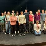 The cast of the Kenai Central High School Drama Department’s production of “The Addams Family” is pictured on Thursday, Feb. 5, 2026. The play will debut on Feb. 20 with additional showtimes into March. Photo courtesy of Travis Lawson/Kenai Central High School