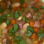 This ham and white bean soup is a really fast dinner that can be made with slow-cooker stock if you like. Photo by Tressa Dale/Peninsula Clarion