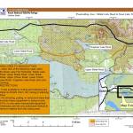 Maps provided by the Kenai National Wildlife Refuge shows areas open to woodcutting by permit beginning on Nov. 19, 2025.