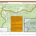 Maps provided by the Kenai National Wildlife Refuge shows areas open to woodcutting by permit beginning on Nov. 19, 2025.