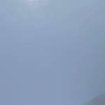 Forest Wagner rides his fat bike on the Yukon River between the villages of Nulato and Kaltag on April 7, 2026. Photo courtesy Ned Rozell