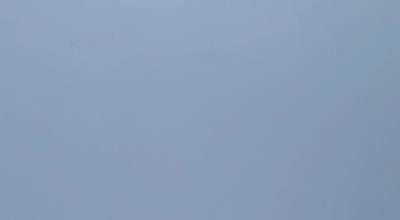 Forest Wagner rides his fat bike on the Yukon River between the villages of Nulato and Kaltag on April 7, 2026. Photo courtesy Ned Rozell