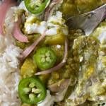 Tressa Dale/Peninsula Clarion Potato and pea lentil curry is perfect served with steamed rice and garnished with Greek yogurt, pickled red onions, and fresh jalapeno.