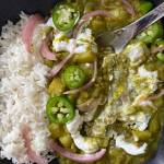 Tressa Dale/Peninsula Clarion
Potato and pea lentil curry is perfect served with steamed rice and garnished with Greek yogurt, pickled red onions, and fresh jalapeno.