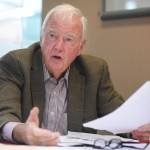 Michael Penn / Juneau Empire File
Former Gov. Frank Murkowski speaks during an interview with the Juneau Empire in May 2019.