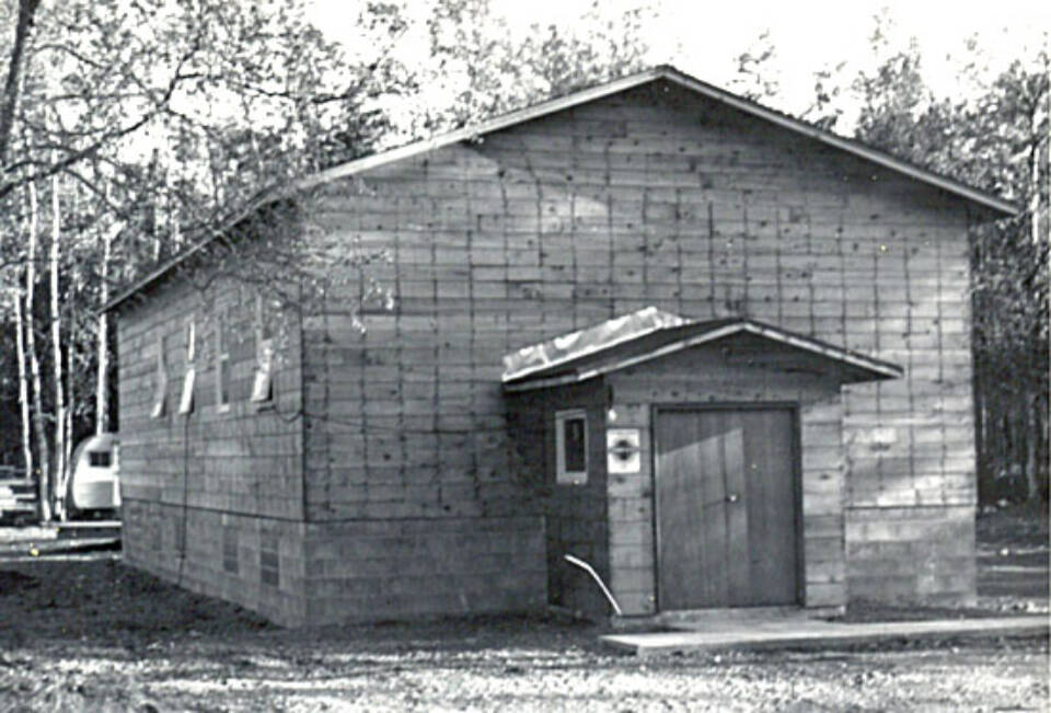The Soldotna Baptist Church, circa 1959. (Photo from the Kenai Peninsula College photo archive)